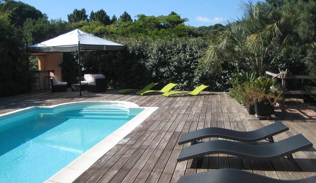 Ajaccio Rental apartment in villa 2 to 4 Pers Swimming pool Parking