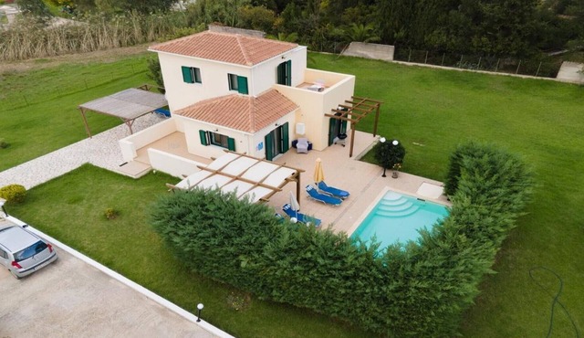 Apartment 'Sami Beach Villas Dafni' with Mountain View, Wi-Fi and Air Conditioning