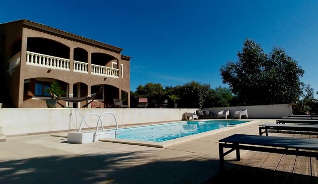 Bas de villa vue mer & piscine