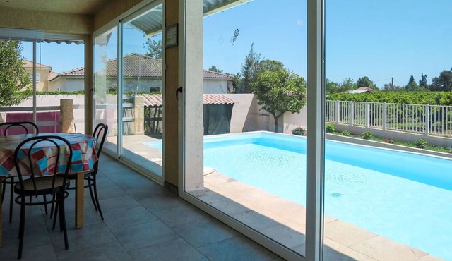 Beautiful private villa for 8 people with private pool, TV, patio, pets allowed and panoramic view