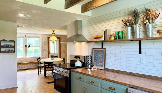 Beautiful historic farmhouse on a hobby farm