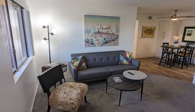 Beautifully furnished two bedroom condo with New interior & Fun Amenities