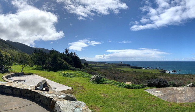 Big Sur Beautiful Ocean View Private Stone House Estate Monthly Booking