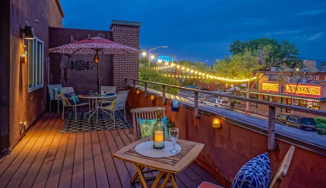 Bricklight district apartment with great balcony! - Walk to UNM, Nob Hill