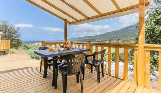 Camping maeva Escapades Colomba * - Mobile Home 4 Rooms 6 People Air-conditioned + TV