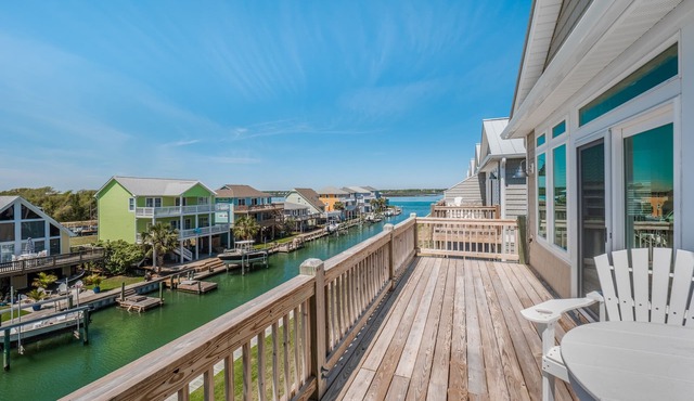 Casa Canal | Water Views + Pool, Hottub & Short Walk to Beach