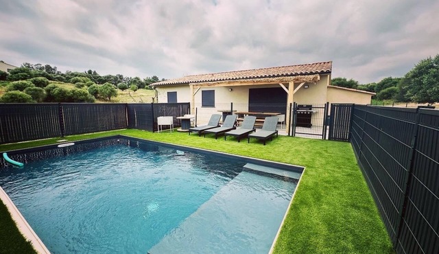 Casa Lamaghjone : Villa T4 Avec Piscine à 3,5km de la mer