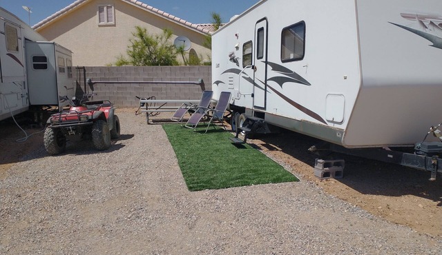 Charming Chateau RV in the Desert of Scenic, Arizona