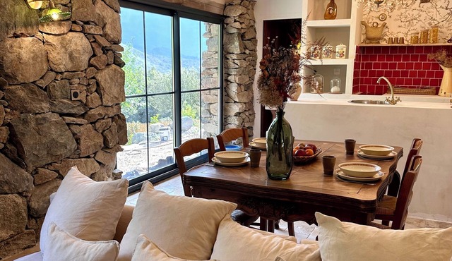 Charming sheepfold with swimming pool close to beaches and rivers