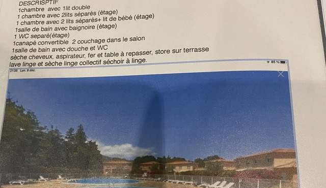 Corsica rental near Bastia Haute Corse 900m from the sea swimming pool sleeping 8.