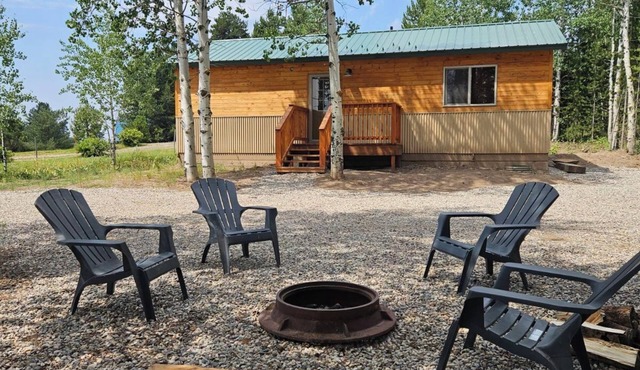 Cozy brand-new 2-bedroom cabin in adorable Island Park near Yellowstone