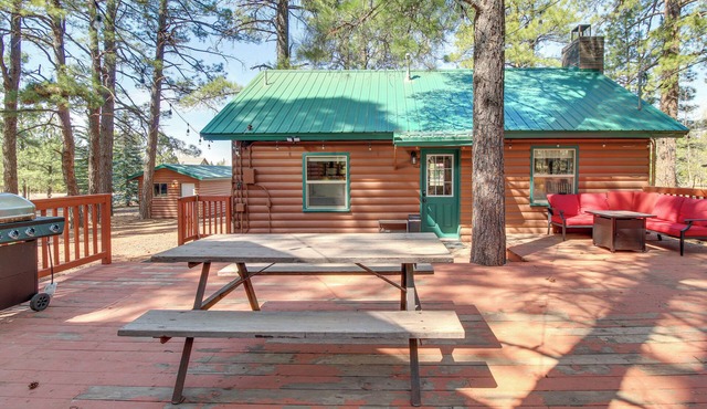 Cozy Cabin + Casita | Pinetop Forest Retreat
