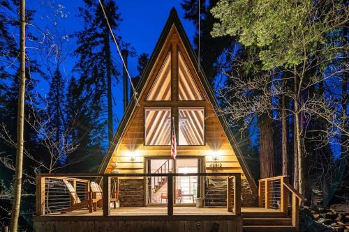 Dogwood Peak Mid-Century A-Frame with AC Style