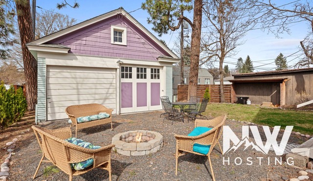 Elegant Historic Home in Modernized Area—Blocks from Downtown, with Cozy Fire Pit for Relaxation!