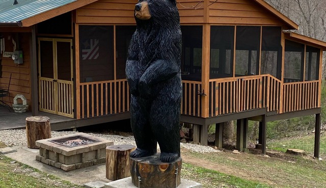 Extra Nice Cabin 2 Fully Furn. Rooms+Hot Tub~Wi-Fi~ Barley the 12 'Bear