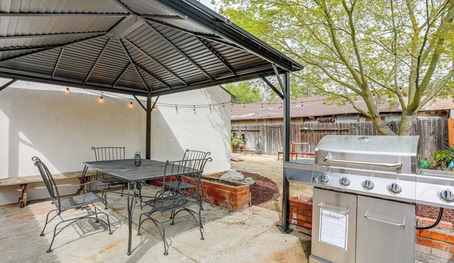 Fire Pit & Yard Games: Inviting Clarksburg Cottage