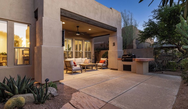 Golf Course Desert Retreat with Private Patio