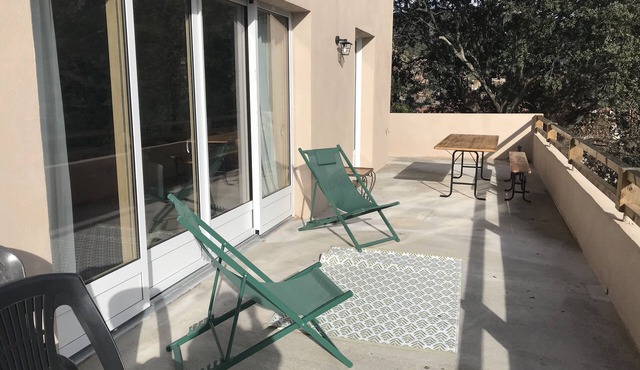Ground floor House Terrace Mountain view in Corsican village with Sauna