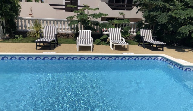 GROUND FLOOR T3 for 4 persons with swimming pool 13,5x6 air-conditioned. 2 BEDROOMS