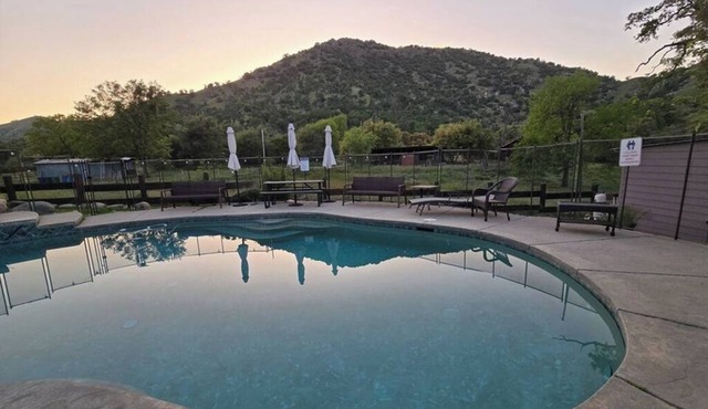 Guest House with Private Hot Tub, Shared Pool, and Walk to Town