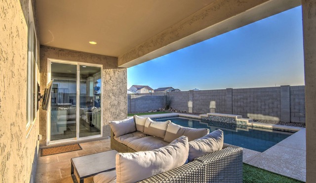 Heated Private Pool | Outdoor TV | Blackstone Grill | Expansive Desert Haven w/Modern Amenities