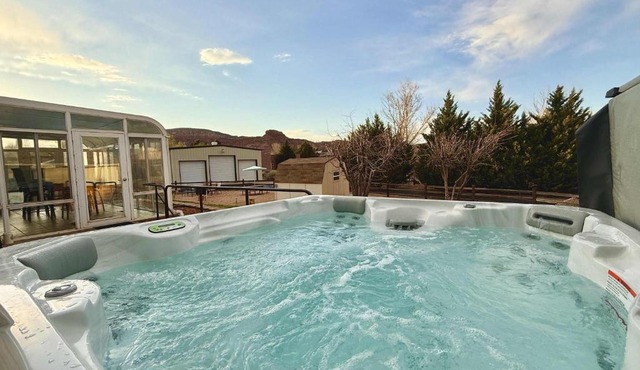 Home near Zion with private hot tub Sleeps 10