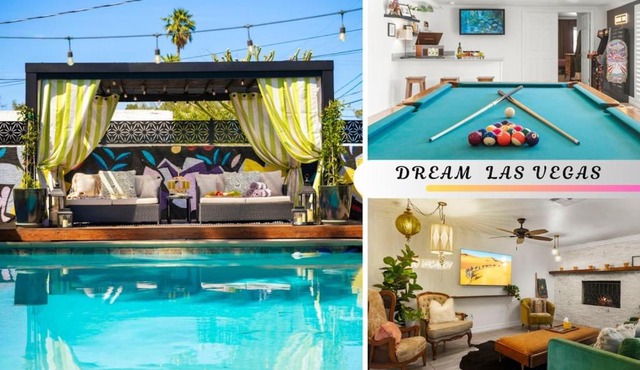 Iconic Vegas Villa : Heated Pool| Movie Room