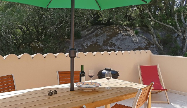 Independent T3 for 4 people in villa with large garden, Air conditioning, Wifi