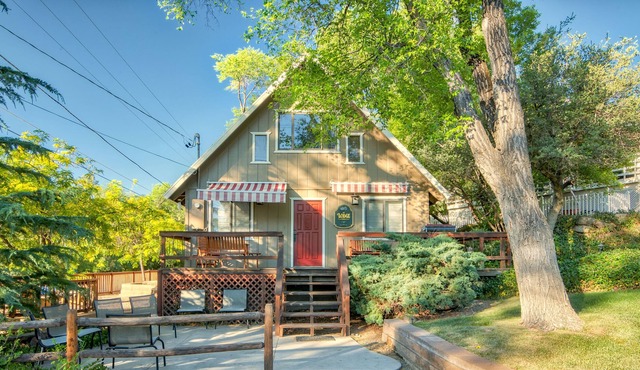 JUST 1 MILE FROM DOWNTOWN SQUARE - HOMEY CABIN NESTLED IN THE PINES