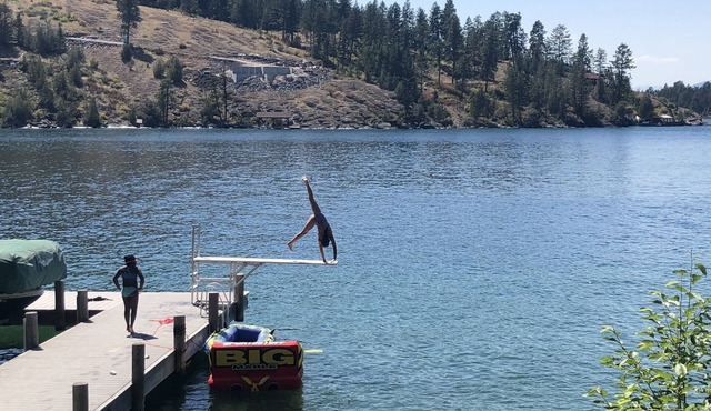 Lakefront home with dock on Flathead Lake, Montana with Guest House -Sleeps 11