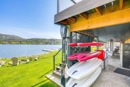 Lakefront Retreat w/Kayaks, Paddle Boards & Deck!