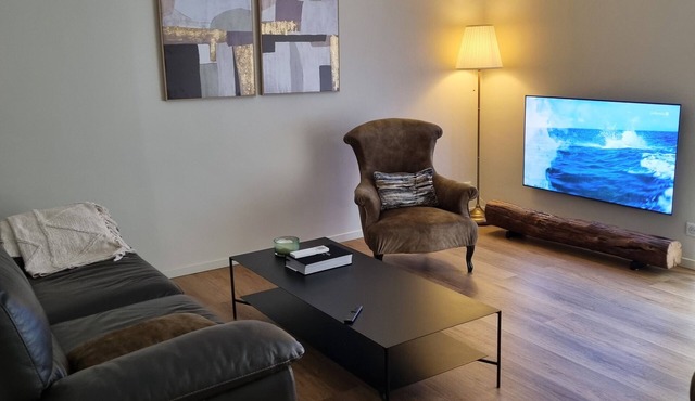 Large, bright T3, fully renovated, air-conditioned, city center and private parking.