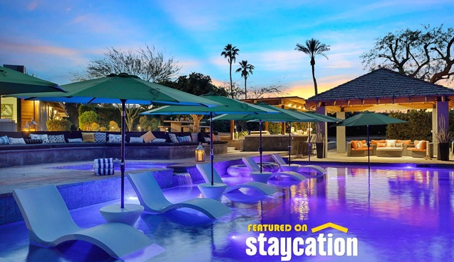 Luxe Estate 5 Min to Coachella Private Lake Pickleball Pool Spa 5BR