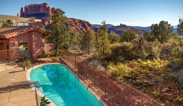 Luxury Sedona Villa - Pool, Gym, and Theater!