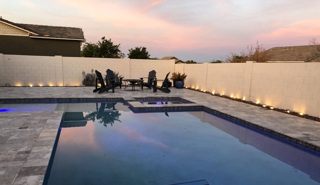 Luxury Verrado home - private pool, walk to restaurants, shops, golf and hiking