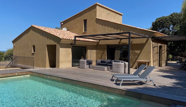 Luxury villa Lumio - heated swimming pool - sea view - near beach and Calvi