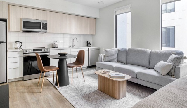 Mod Berkeley Studio w/ W/D & Coworking, walkable to BART, by Blueground
