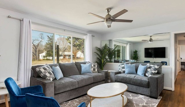 Modern Bungalow with Game Room, Fire Pit & Grill