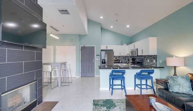Modern & Cozy 1-bedroom condo with AC in serene San Diego