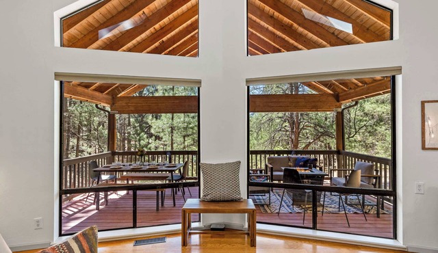 NEW! | Kachina Cabin | AC | Trail Access | Hot Tub