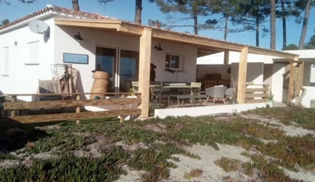 Newly renovated beachfront bungalow with terrace
