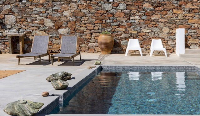 Οrmos seaside villa A with private pool