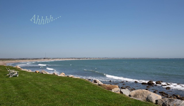 Our home in Matunuck has sweeping views of the Block Island Sound & Potters Pond