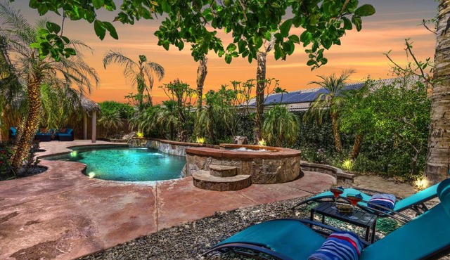 Paradise private resort with waterfall pool