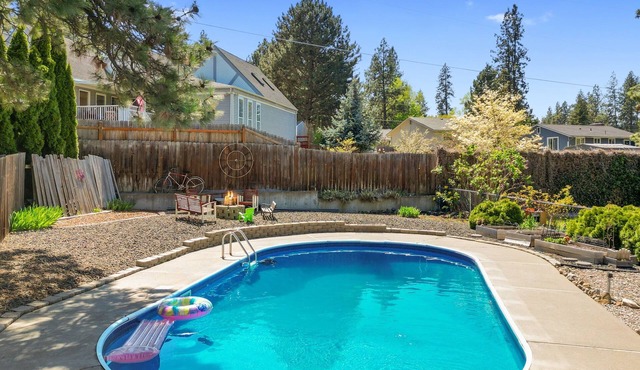 Poolside Getaway with Spacious Outdoor Living & 6 Cozy Beds!