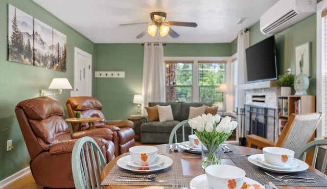 Prescott Pine Mtn Cabin Vacation Rental | 1-BR in Pine Forest | 2Mi to Whisky Row Sleeps 6