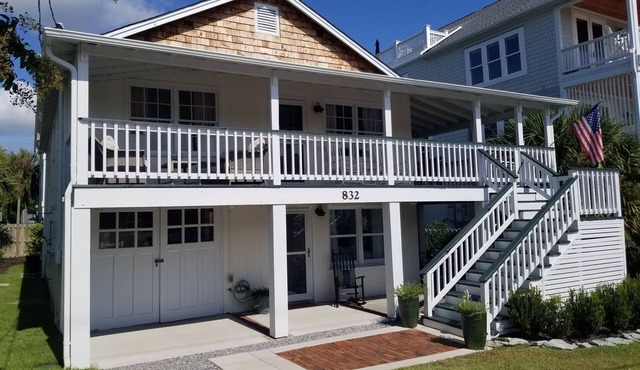Prickly Pear Cottage, Upper Unit - 3 bedroom charmer on south Wrightsville Beach