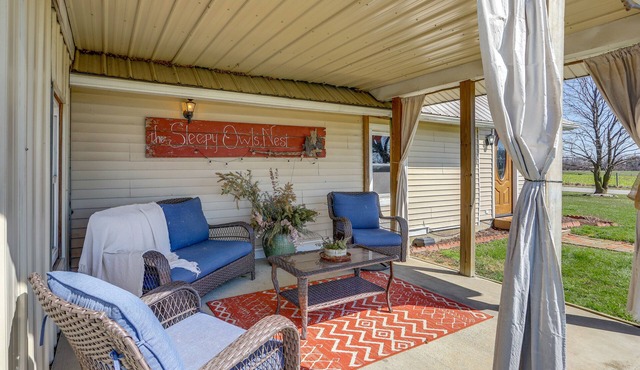 Quiet Shiloh Retreat w/Spacious Yard & Fireplace!
