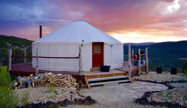 Rustic Yurt Rental with Incredible Views near Zion National Park, Utah