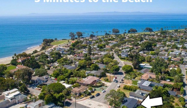 Santa Barbara Beach House, Spa, Luxe Amenities, Fireplace, 3 minutes to beach